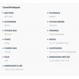 TROTTINETTE ÉLECTRIQUE DUALTRON NEW VICTOR LUXURY 2025