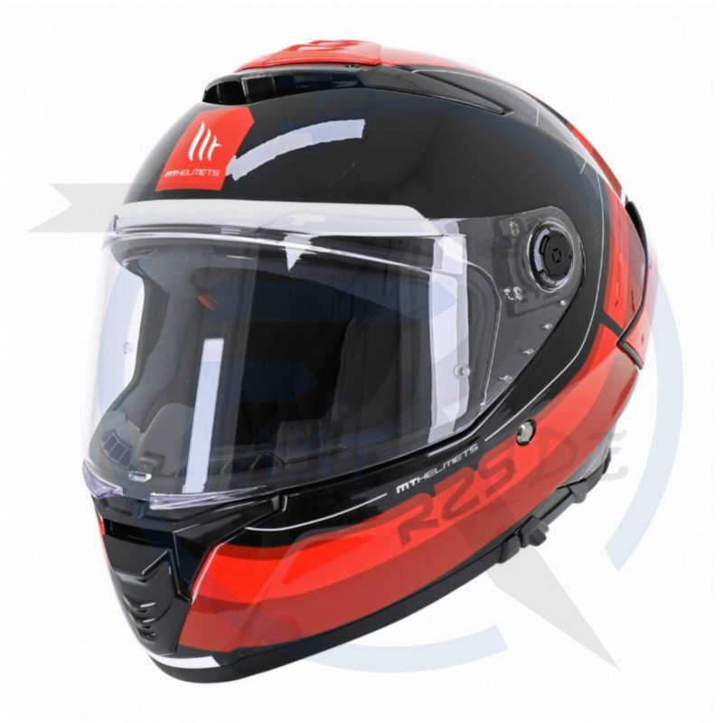 CASQUE INTEGRAL MT THUNDER 4 SV R25 B35 NOIR/ROUGE BRILLANT (DOUBLE ECRANS / PINLOCK READY) (ECE 22.06)