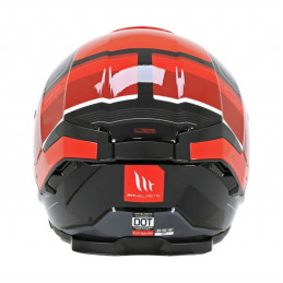 CASQUE INTEGRAL MT THUNDER 4 SV R25 B35 NOIR/ROUGE BRILLANT (DOUBLE ECRANS / PINLOCK READY) (ECE 22.06)