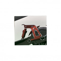 Suspension arrière Xiaomi Monorim noir et rouge