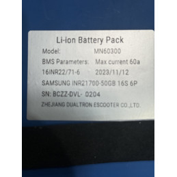 Batterie Dualtron Victor Luxury d’origine 24ah