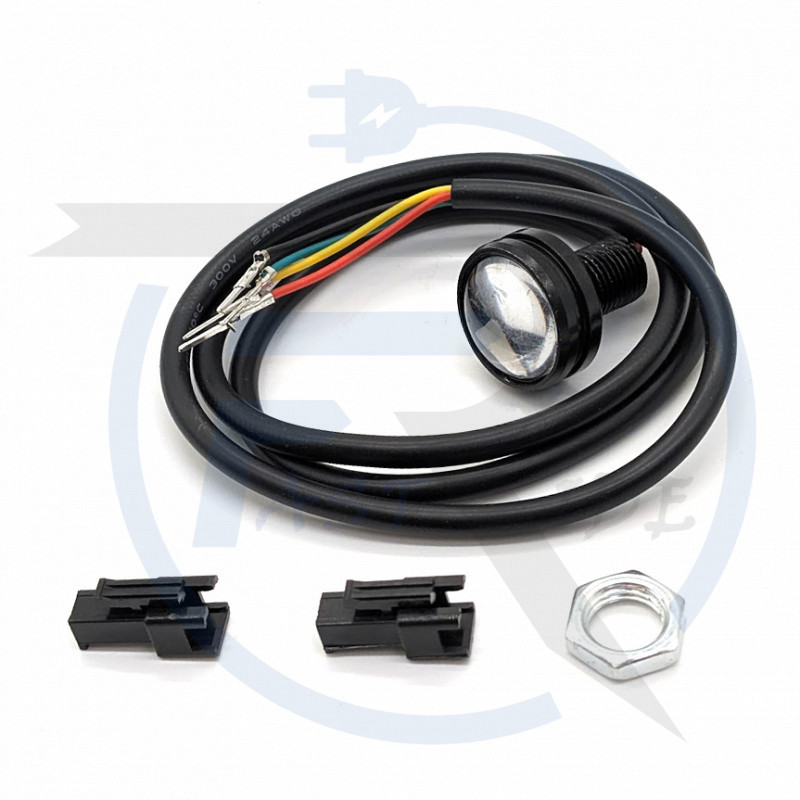 Led veilleuse rouge / Feu stop câble 4 pins