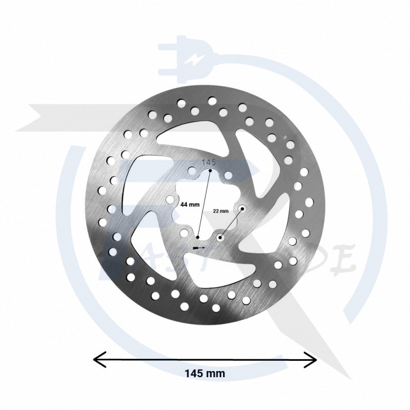 Disque de freins 145 mm 6 trous ( vsett )