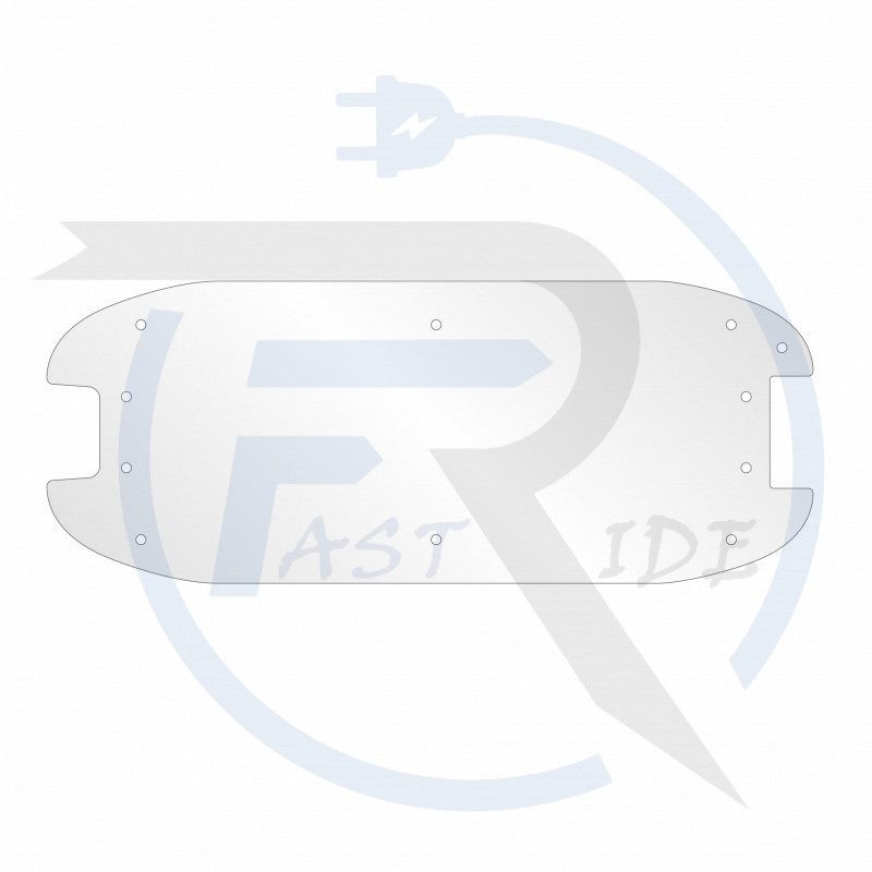 Cover de deck Fastride en plexi pour Dualtron Victor Luxury plus et Limited