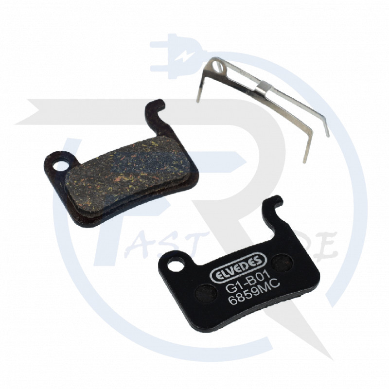 Paire de plaquettes ELVEDES Métal/carbon xtech, Segway p100, Teverun fighter etc