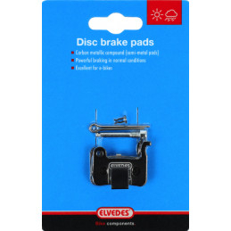 Paire de plaquettes ELVEDES Métal/carbon xtech, Segway p100, Teverun fighter etc