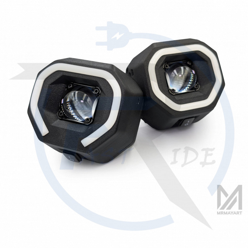 Cyclope HALO PRO 2.0 RGB avec klaxon LYNX/PATTON-S/SHERMAN-L