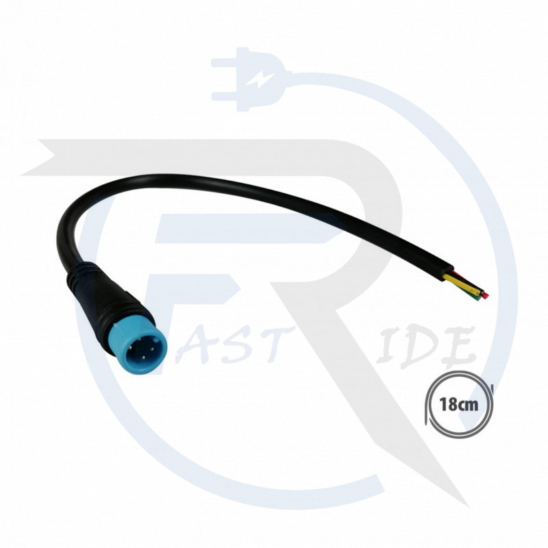 Connecteur étanche 4 pins mâle