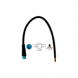 Connecteur étanche 4 pins mâle