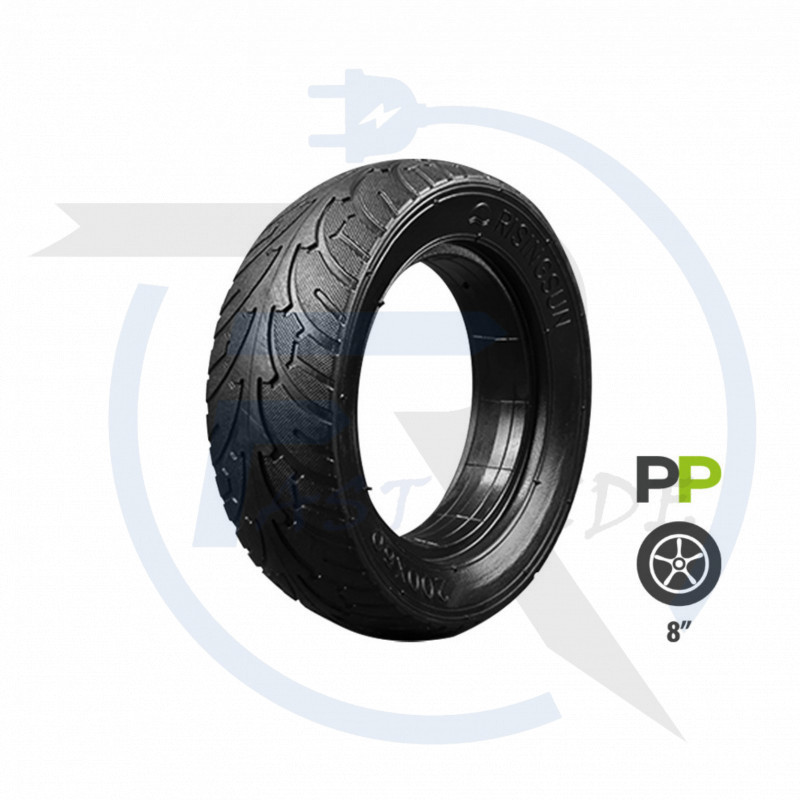 Pneu plein 200x60 Zero8 / VSETT 8 / VSETT Apex 8