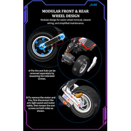 Trottinette électrique Dualtron Sonic Alien - MAGURA MT5e