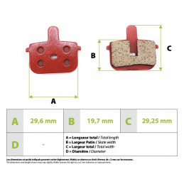 Plaquettes pour SEGWAY MAX G3 et Kugoo Gbooster 11E
