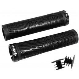 POIGNÉES CITY/FIXIE GEL NOIR 130mm (PAIRE)