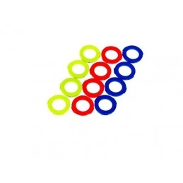 Accueil   Kit d'anneaux pour étrier 4 pistons, (bleu, rouge fluo, jaune fluo) 12 pièces 