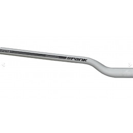 Cintre Spank Spoon 31,8mm, 800mm rise 40 argent mat