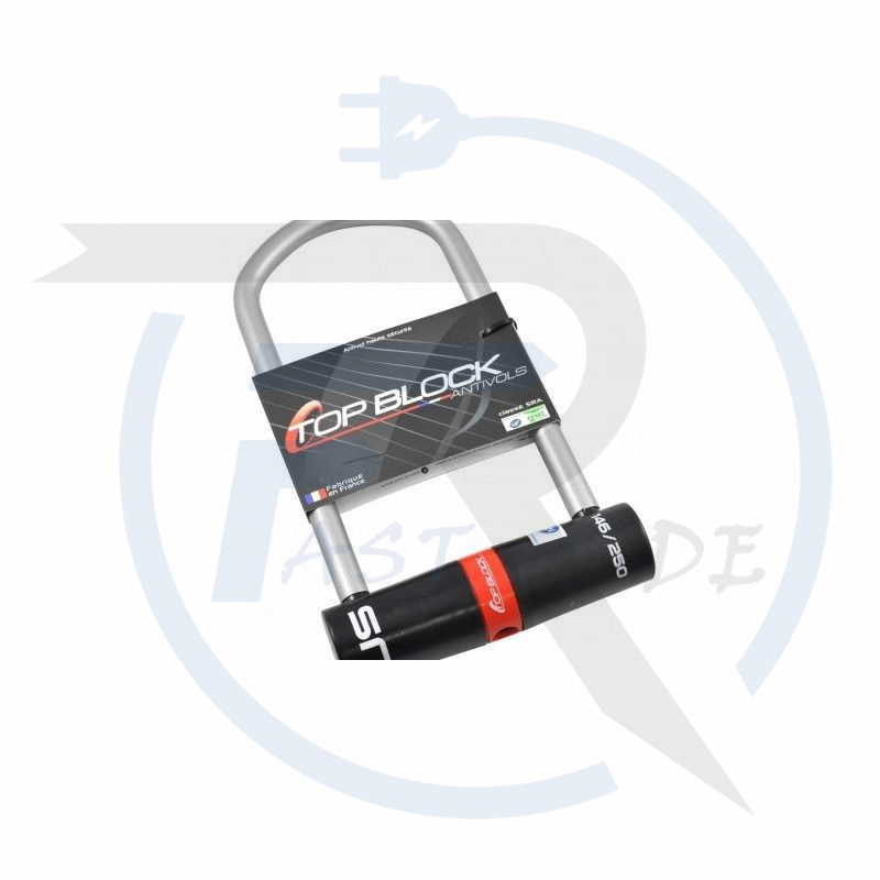 Antivol U 130x250mm MADE IN FRANCE CLASSE SRA/NF+FFMC