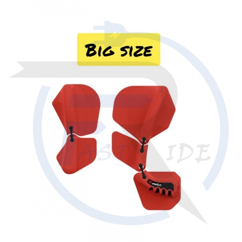 Kinetic Pads 2.0 BITE SYSTEM ROUGE (Taille BIG) by NyloNove